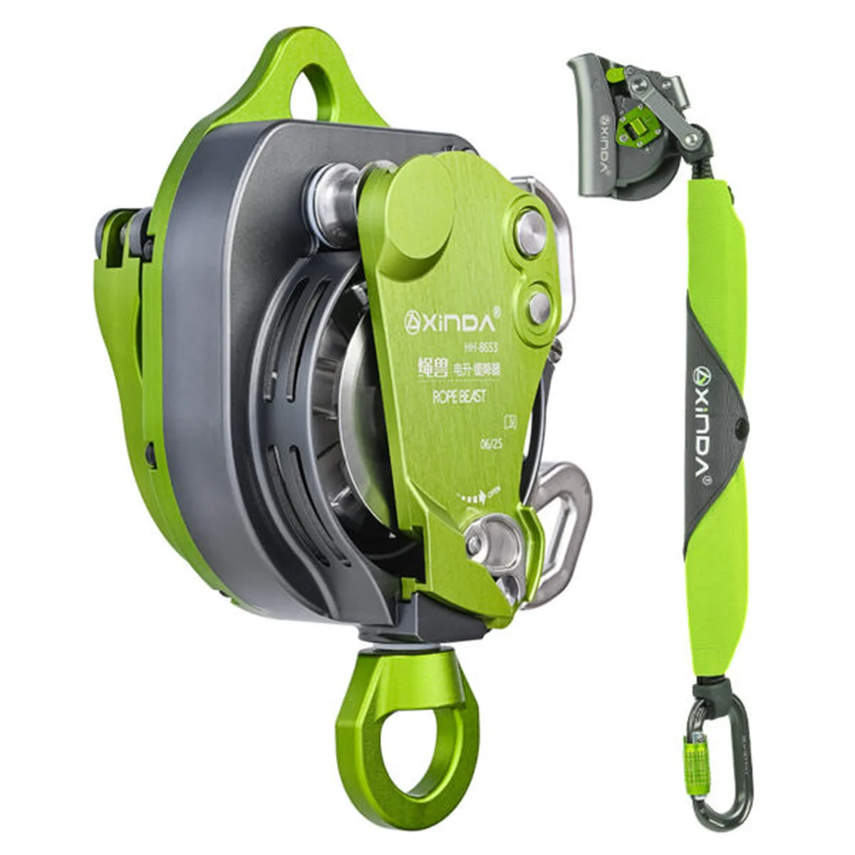 XINDA Rope Beast Electric Ascender + H9 Fall Arrester